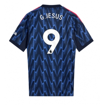 Billige Fotballdrakt Arsenal Gabriel Jesus #9 Replika Bortedrakt 2025-26 Kortermet